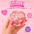 Original Chiboki Pink Star Glitter Apple Squishy 🍎✨