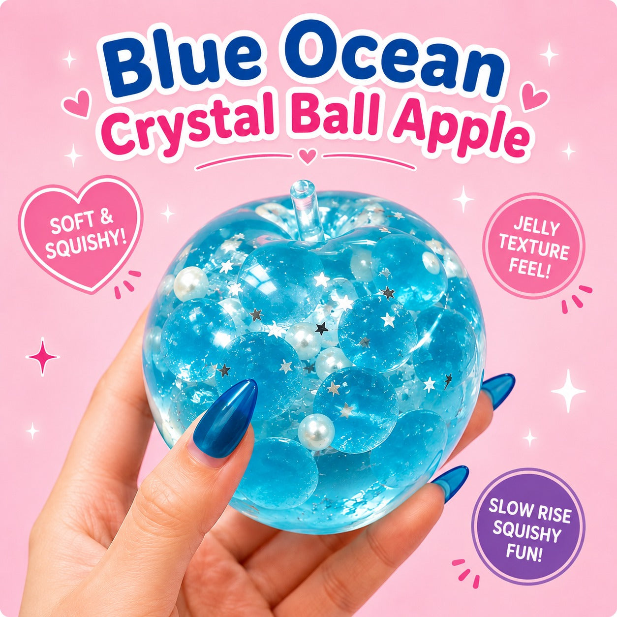 Blue Ocean Crystal Ball Apple 💙🫧